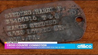 Soldier's WWII Dog Tag Found in Front Yard