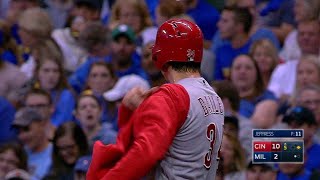 CIN@MIL: Bailey safe at first after overturned call