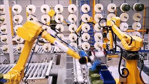 Automatic creeling system for tufting