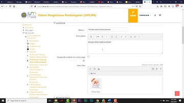 Sipejar Moodle 9: Upload File Di Sipejar Moodle UM