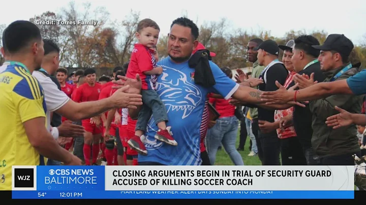 Closing arguments underway in trial of security guard accused of killing soccer coach