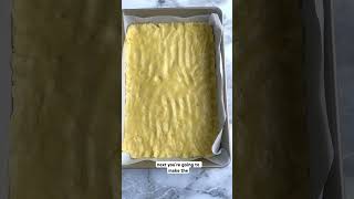 Chess Squares #chessbars #gooeybuttercake #chesssquares #easydessert #easydessertrecipe Chess Squares #chessbars #gooeybuttercake #chesssquares #easydessert #easydessertrecipe