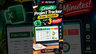 Create a Project Tracker from Scratch in Just 3 Minutes! | Excel Tutorial