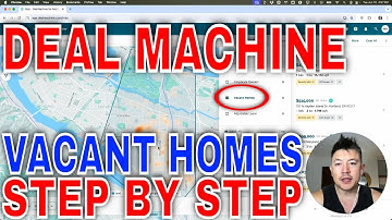 ✅ Hoe vind je een lijst met leegstaande huizen in Deal Machine 🔴