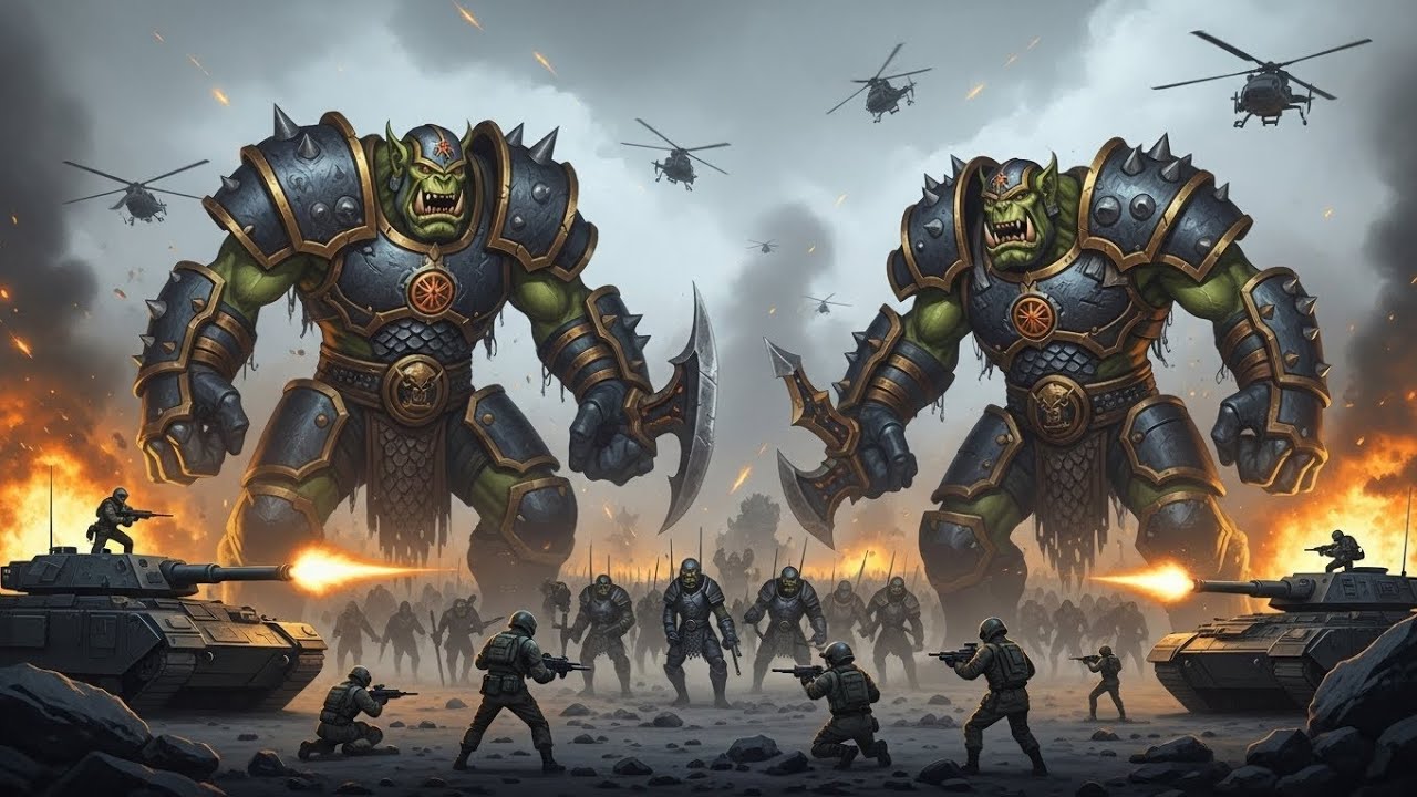 Кинг-Конг и Годзилла против орков | Титаны объединяются