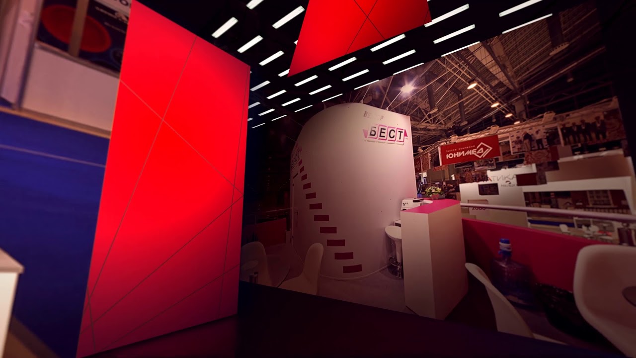 Застройка выставочных стендов по Москве и России - YouTube