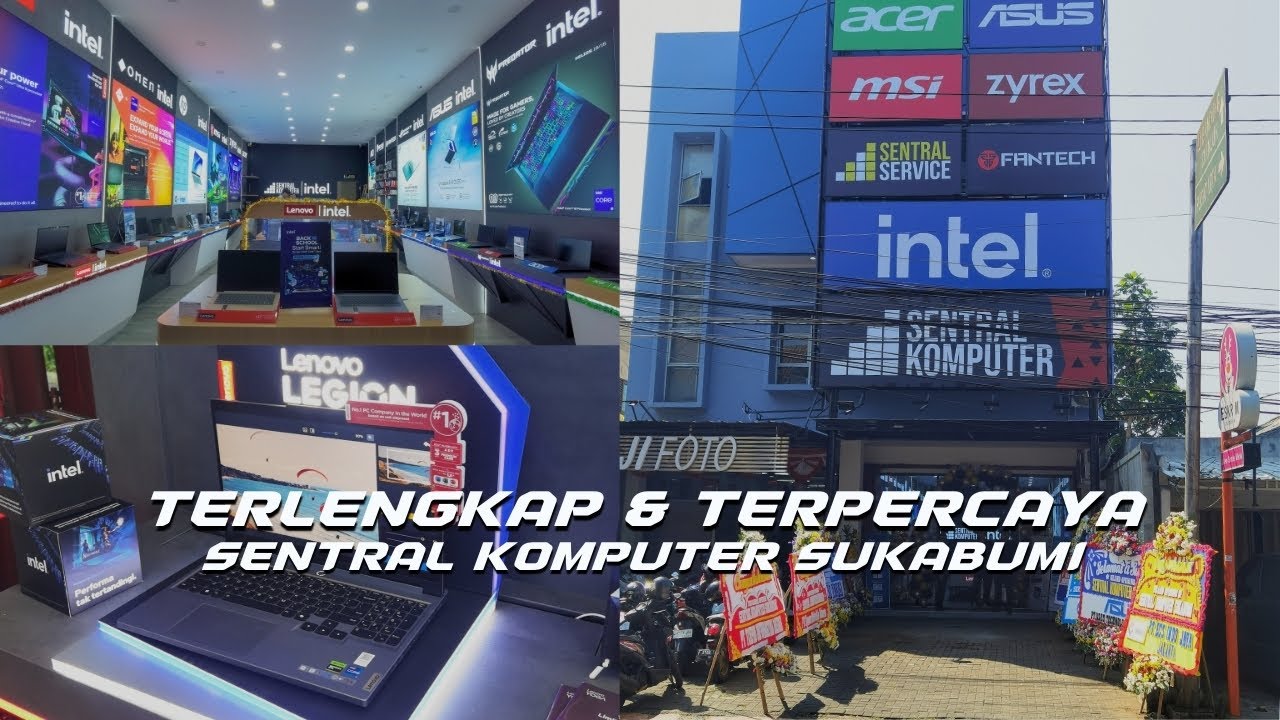 TOKO LAPTOP TERLENGKAP & TERPERCAYA | Sentral Komputer Sukabumi - YouTube