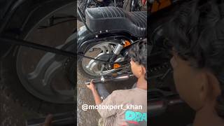 #shorts Mini Punjab &amp; C-Bend Pipe on BS4 Bullet 350 | Loudest Mini Punjab Exhaust