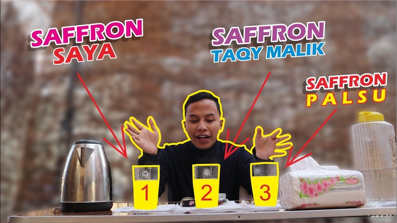  CARA  MEMBEDAKAN  SAFFRON ASLI  DAN  PALSU  YouTube