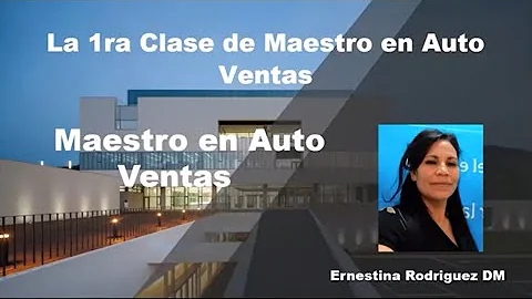 1st Espanol Auto School  Maestro de Auto Ventas DM...