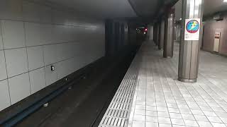 Osaka metro谷町線22系62編成(元OTS車)八尾南行き到着シーン