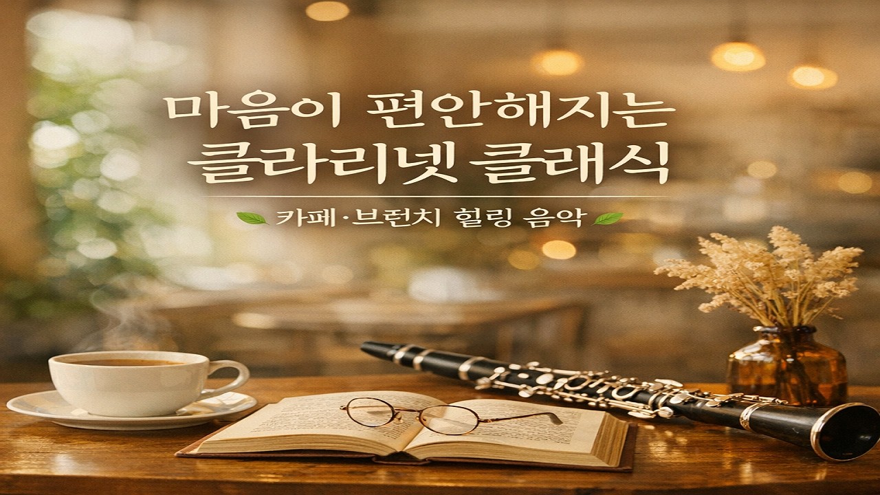 마음이 편안해지는 클라리넷 클래식 🌿 카페·브런치 힐링 음악