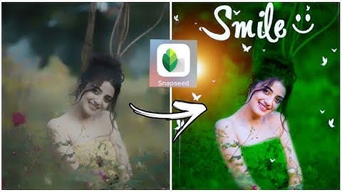 Snapseed Realistic background colour change Tricks | Snapseed face smooth photo editing tutorial