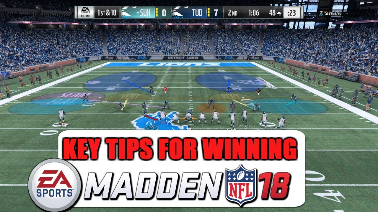 MADDEN 18:: KEY TIPS TO WIN MORE GAMES::MADDEN 18 ULTIMATE TEAM GAMEPLAY+TRICKS TO WIN