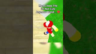 Marty Does The I'm Not Cute Anymore Trend! 😂❤️ #heresjohnny #marty #johnny #shorts #trend