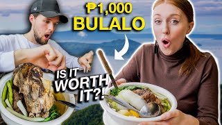 Why Is This BULALO SO EXPENSIVE? 1000 PESO Filipino BEEF BONE Soup Taste Test!