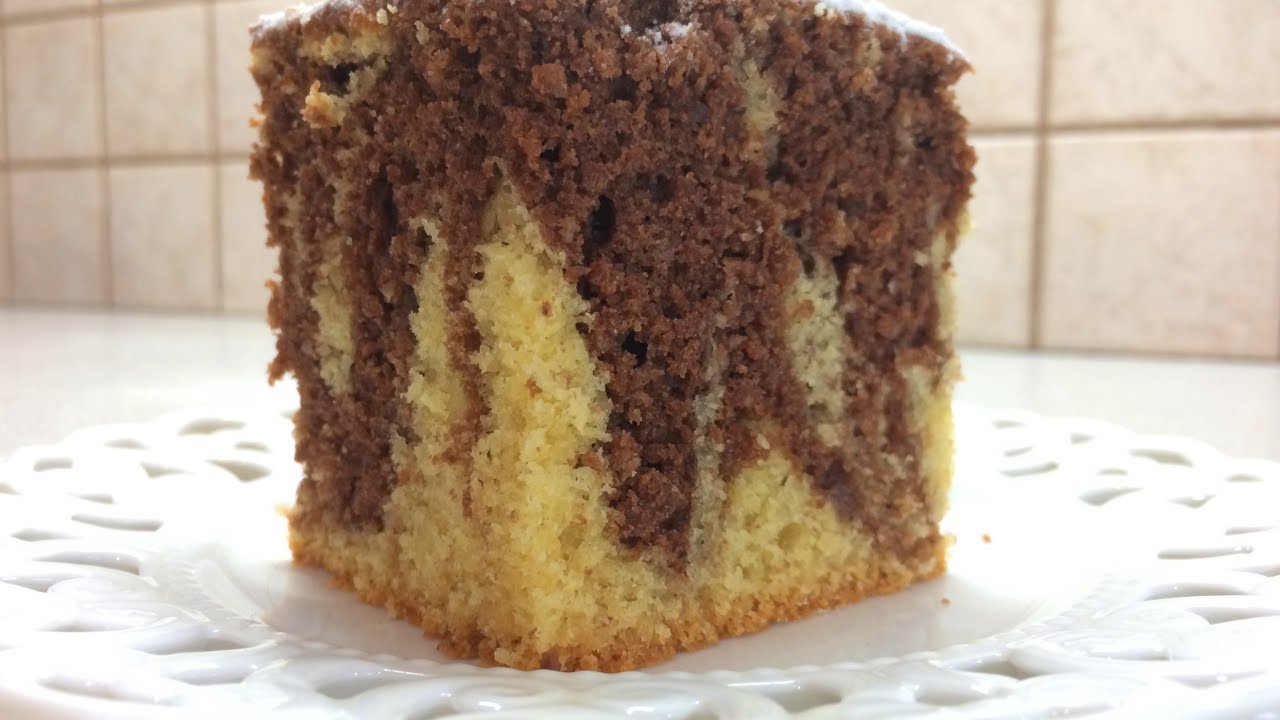 🔴Το πιο αφράτο και νόστιμο κέικ μαρμπρέ με ινδοκάρυδο