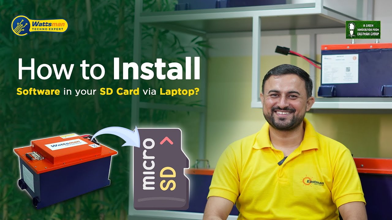 Software Cd Card How to install software in SD card? Wattsman TechnoExpert - Session 32 ...