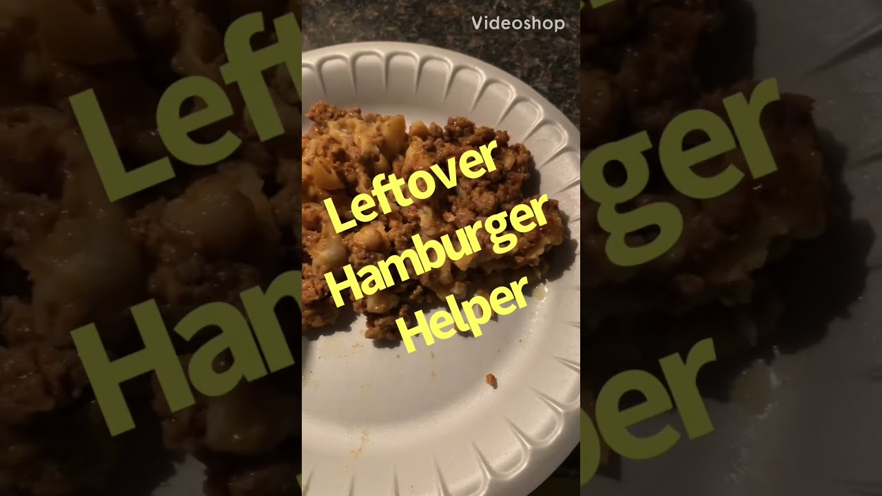 Leftover Hamburger Helper Wraps #shorts #leftovers #hamburgerhelper