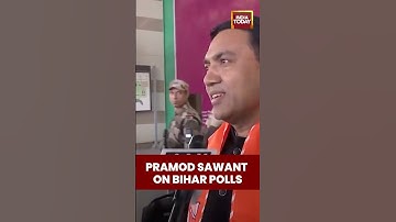 #biharassemblyelections2025 : #goacm #pramodsawant Praises NDA , Criticizes RJD Ticket Policy