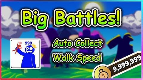 Roblox Big Battles Script - Auto Collect | Super Speed & More