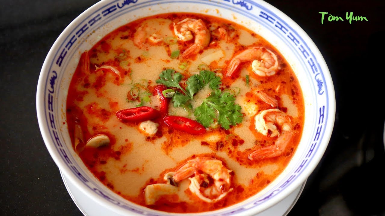 Hướng dẫn Cách nấu súp tôm – Tom Yum Goong – Cách nấu súp Tom Yum Thái đơn giản, siêu ngon – Mai Khôi