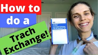 How to Do a Tracheostomy Exchange at Home. How to Change a Trach Tube. Life with a Vent