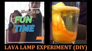 LAVA LAMP | KIDS FRIENDLY DIY EXPERIMENT