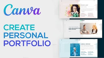 How To Make A Personal Portfolio Using Canva | Simple And Easy (2025)