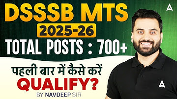 DSSSB MTS New Vacancy 2025 | Complete Preparation Strategy | DSSSB MTS Recruitment 2025