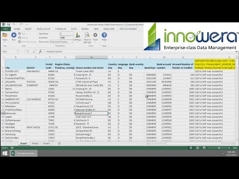BAPI_VENDOR_GETDETAIL From Excel