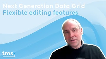 Next Generation Data Grid - Part 3: Flexible editing features