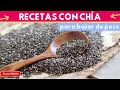 recetas con chia para bajar de peso y controlar el hambre