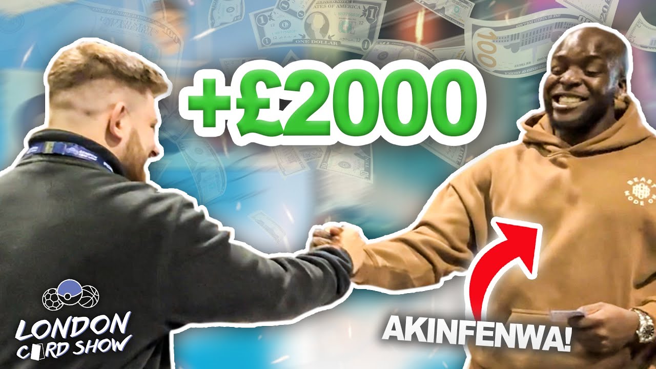 I Made OVER £2000 Selling SPORTS CARDS at Europe's BIGGEST Card Show! (London Card Show Vendor POV)