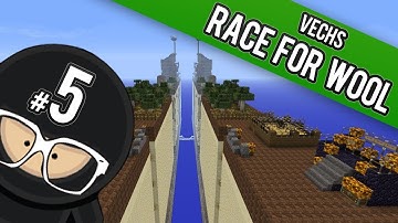 Minecraft Super Hostile PVP Race For The Wool - Part 5 Vechs CTM Map