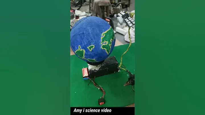 science project | Geostationary working model #DIY #science #shorts