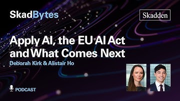 Apply AI, the EU AI Act and What Comes Next