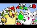 Scary ending  bowser plays new cat mario 3d like pro part 2