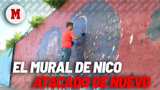 Imágenes del mural de los hermanos Williams, atacado de nuevo I MARCA