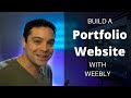 Weebly Tutorial: How to build a portfolio website with Weebly.
