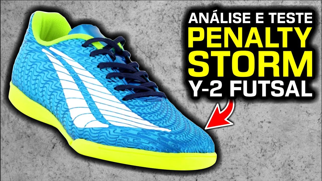 É RESISTENTE? 👀 - Testei a chuteira futsal Penalty MAX 1000 Ecoknit Locker  