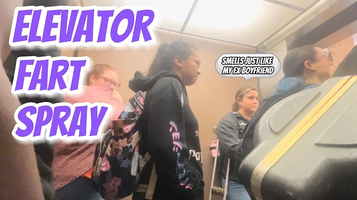Fart spray in Elevator PRANK!!!