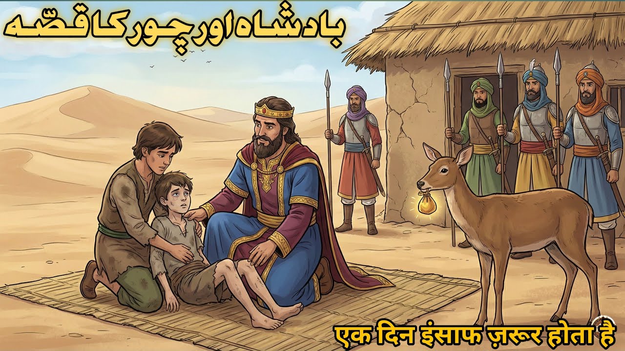 Badshah Aur Chor Ka Qissa | एक दिन इंसाफ ज़रूर होता है | urdu hindi moral story