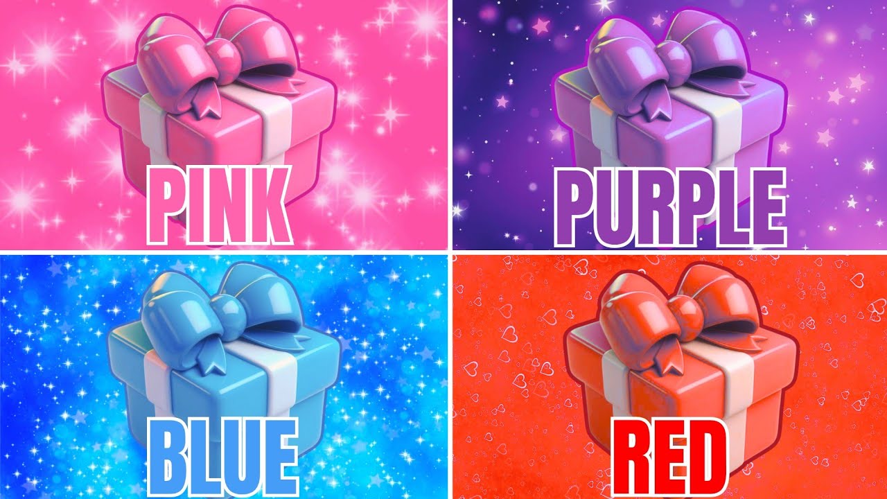 CHOOSE YOUR GIFT ️ 🎁|| 4 GIFT BOX CHALLENGE #giftboxchallenge #quiz ...