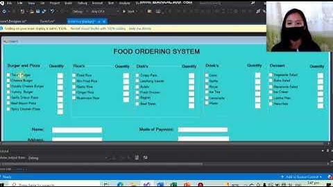 FOOD ORDERING SYSTEM | C# LANGUAGE