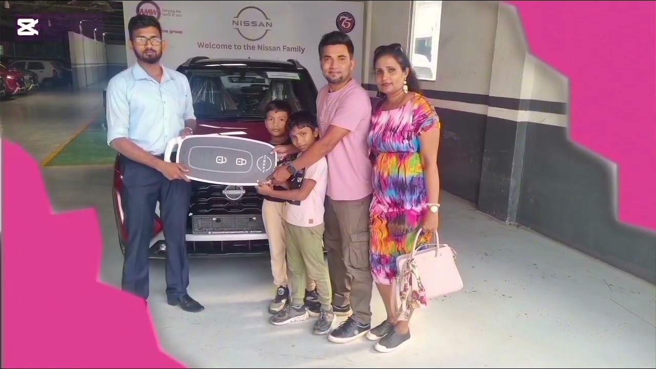 ඇති යාන්තම් MAGNITE එක ගෙදර ගෙනාවා. Finely we got the car