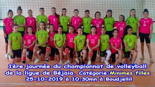 1er Match: M.C.Boudjellil : 02 set VS Olympique El-Flaye : 03 set.