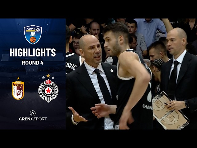 KK Bosna - Partizan Mozzart Bet 84:89 | ADMIRALBET ABA LIGA (4.kolo) | 18. oktobar 2026.