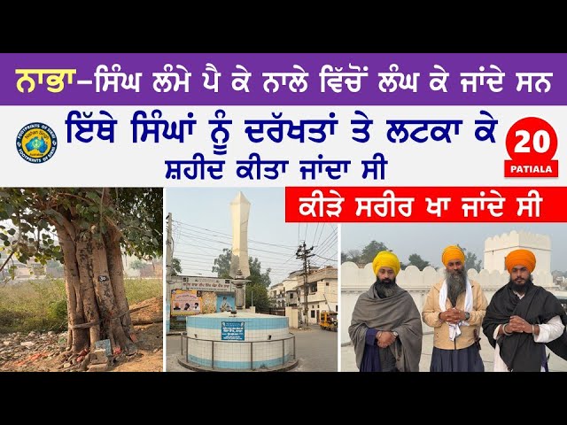 ਸਿੰਘ ਲੰਮੇ ਪੈ ਕੇ ਪਾਣੀ ਦੇ ਨਾਲੇ ਵਿੱਚੋਂ ਲੰਘਦੇ~ ਸਿੰਘਾਂ ਨੂੰ ਦਰੱਖਤਾਂ ਨਾਲ ਲਟਕਾਉਣ ਤੇ ਕੀੜੇ ਸਰੀਰ ਖਾ ਜਾਂਦੇ ਸੀ~20