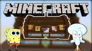 Часть #1 Строим большой ресторан красти краб в Minecraft